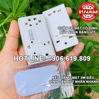 Chuông cửa không dây không dùng pin cao cấp ATA AT-915