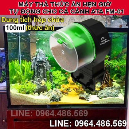 Máy cho cá cảnh ăn tự động ATA FM-01