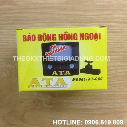 Báo trộm hồng ngoại độc lập ATA AT-06C (6 kiểu chuông)