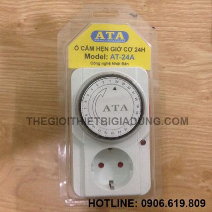 Ổ cắm hẹn giờ cơ ATA AT-24A