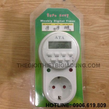 Ổ cắm hẹn giờ kỹ thuật số ATA AT-08C