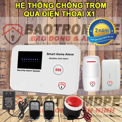 Hệ thống báo trộm không dây thông minh cho gia đình DPE X1