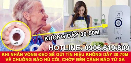 Chuông báo cho người già khẩn cấp không dây SOS