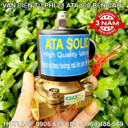 Van nước điện từ phi 21 ATA 24vdc 220v